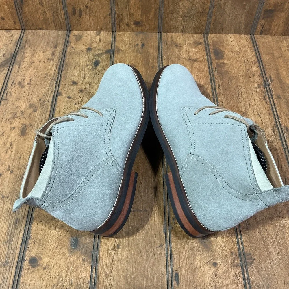 Cole Haan Ogden Stitch Driftwood Suede Chukka Boots Shoes Size 9.5 M C23872
